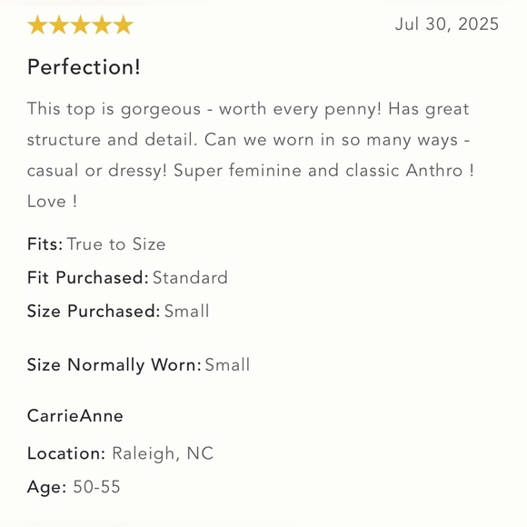 NWT Size XS - The Lainie High-Neck Cotton Lace Cutwork Blouse (NWT US$ 138) - Picture 16 of 16